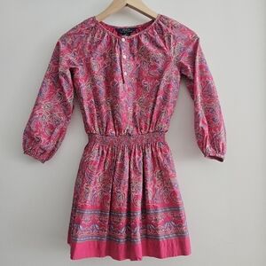 Polo Ralph Lauren Girl's Paisley Cotton Batiste Dress Size 6